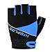 Cycling Gloves Mountain Bike Gloves Bicycle Riding Gloves Anti-slip Shock-absorbing Pad Breathable Half Finger Biking Gloves Outdoor Sports Gloves Men/Women H-002