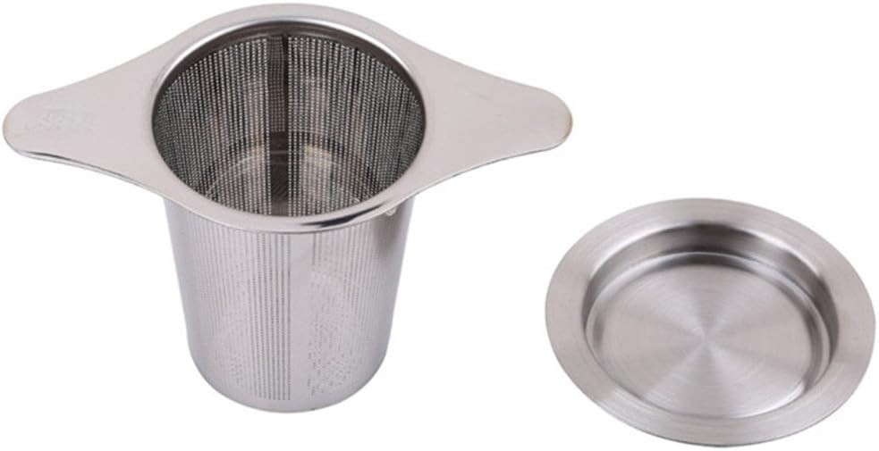 VWH Stainless Steel Tea Filter Tea Infuser Strainer for Loose Leaf Tea (double handles)