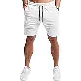 EVERWORTH Men's Casual Training Shorts Gym Workout Fitness Short Bodybuilding Running Jogging Short Pants