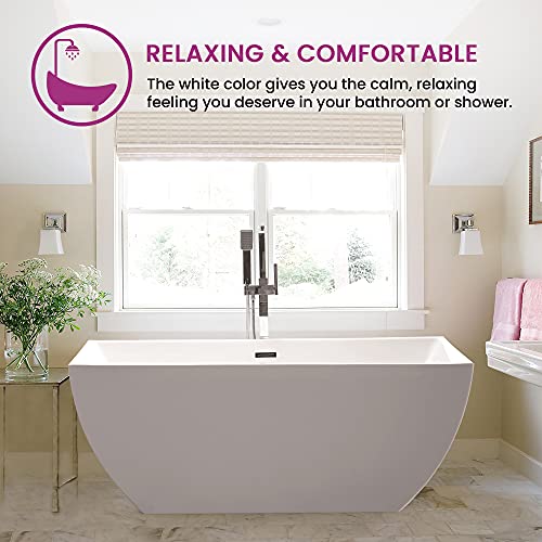 Vanity Art 66.9" X 31.5" NonSlip Freestanding Bathtub Home