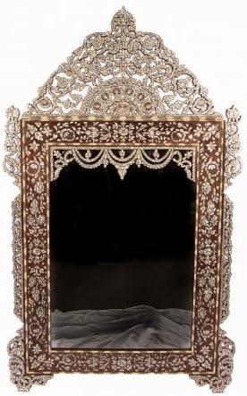 BuyKnight Antique mirror vintage Ottoman style old Syrian mother pearl - MOP00022