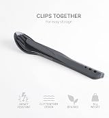 Lifeventure Ellipse Reusable 4-Piece Tableware Set Graphite view 2