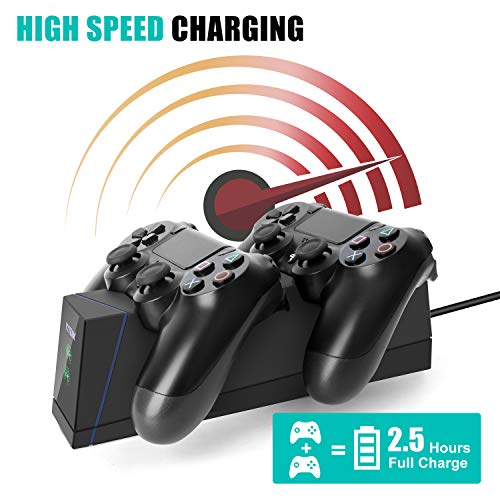 image for Oussirro PS4 Controller Charger ps4 charging station ps4 charging dock