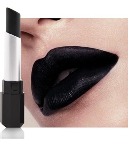 Amazon.com : NICKA K Vivid Matte Lipstick NMS07 Black : Beauty
