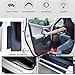 BUYGOO 6Pcs Door Sill Protector Carbon Fiber Sill Scuff 4D Car Door Guard Bumper Protection Trim Cover with Strong Adhesive Cover Existing Anti Scratch for Universal Car SUV Pickup Truck