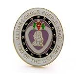 Purple Heart Military Decoration Badge Lapel Hat Pin Marines Army Navy PPM195R