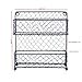 DII Farmhouse Vintage Decorative Metal Pantry Spice Rack Organizer, 9.45Lx2.3Wx10H, 2 Tier Spice Rack - Rustic