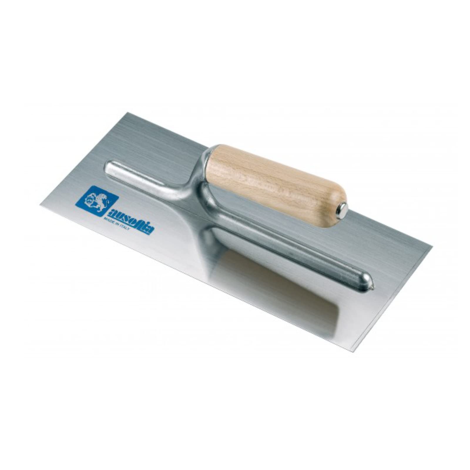 AUSONIA - 42003 PLASTERING TROWEL 28X12 WITH STEEL BLADE AND SELECTED WOODEN HANDLE AND ALUMINIUM FORKSELE