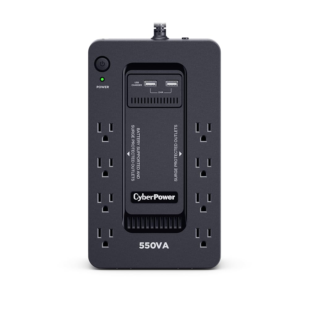 SX550UJP CyberPower UPS 無停電電源装置 常時商用給電 矩形波 550VA/330W商品画像