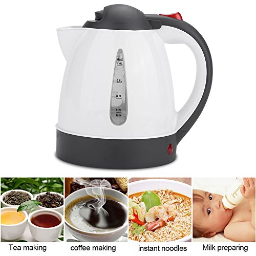 Car Electric Kettle, Portable 1000ml DC 24V Travel Car Cigarette