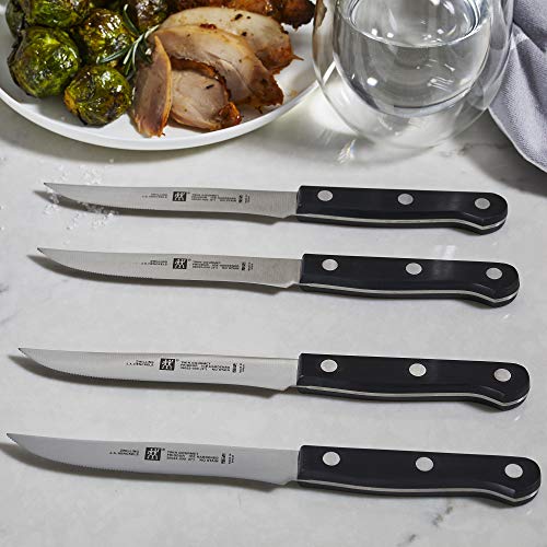 ZWILLING Steak Knife Set, 4 pc, black Pricepulse