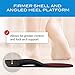 PowerStep Pinnacle Maxx Orthotic Insoles - Orthotics for Overpronation with Maximum Stability & Comfort - Firm + Flexible Angled Heel Style to Help Flat Feet - Heavy Duty Inserts (M 3-3.5 W 5-5.5)