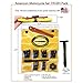 Chapman MFG 1903H American Motorcycle Screwdriver Set - 22 Pieces - Includes SAE Allen Hex, Slotted, Phillips & Star Insert Bits + Mini Ratchet Hand Tool, Complete Set Offers 17 USA Made Insert Bits