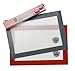 WildCow Silicone Baking Mats Quarter Sheet Toaster Oven Pan Liner Small, Set of 2 (Thick 11 3/4” x 8 1/4