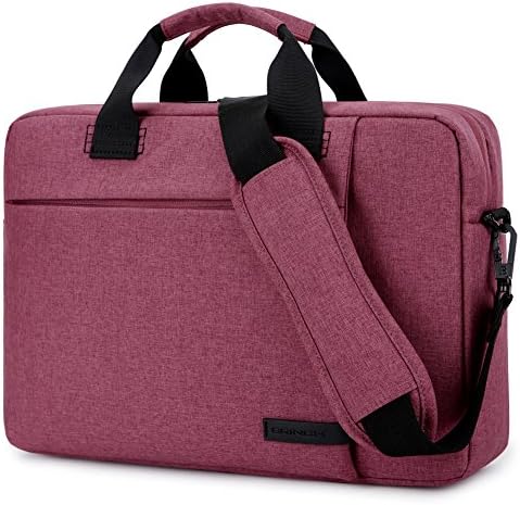 Laptop Bag 13.3 Inch,BRINCH Stylish Fabric Laptop Messenger Shoulder Bag Case Briefcase for 13 - 13.3 Inch Laptop / Notebook / MacBook / Ultrabook / Chromebook Computers (Red)