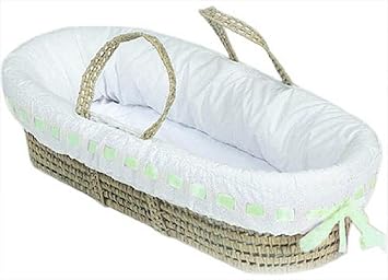 green moses basket