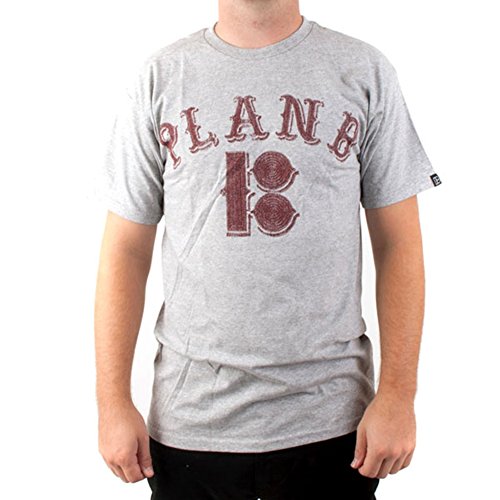 Plan B - Stitches Heather Grey T-Shirt - Medium