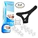 Anti-Snoring Nose Vent Set By EasGear - Natural and Immediate Snoring Solution - Sleeping Aid Device for Ease Breathing - 4 Sizes (8 SET)