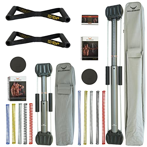 Bullworker Power Pair Bow Classic Steel Bow and ISO-Bow Isometric Exercise  Equipment for Total Body Fitness an