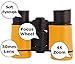 Toy Binoculars for Kids and Toddlers | Christmas or Birthday STEM Gift for Baby Boys Girls and Twins | Great for Party Pretend Play Outdoors and Travel Trips | Best for 3 to 6 yr | Small and Compact
