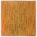 Tadpoles 9 Tile Natural Wood Grain Playmat | Interlocking Tiles with 12 Border Pieces | Soft EVA Foam | Safe & Durable | Total Floor Coverage 38” x 38” | for Kids & Adults | Oak