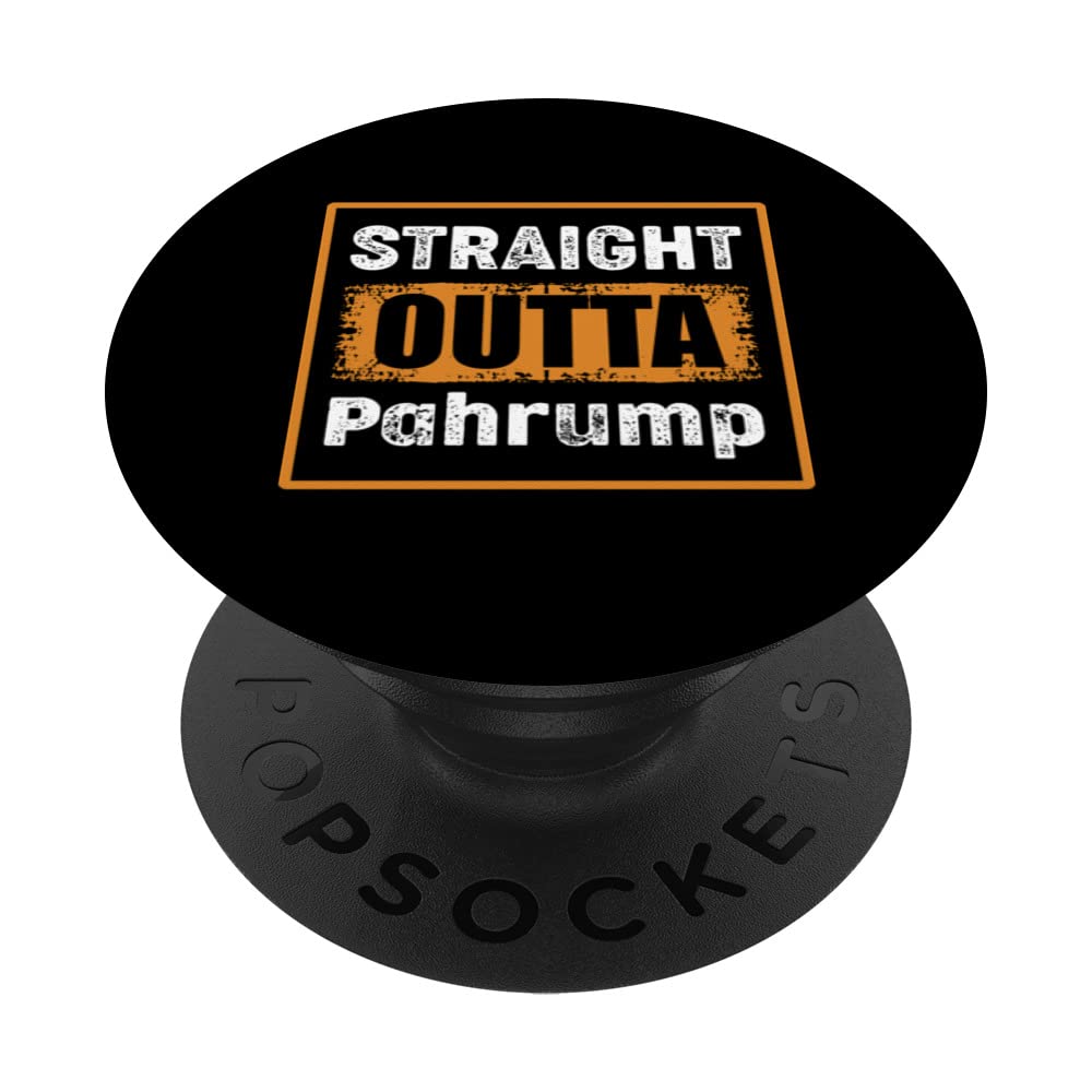 Straight Outta Pahrump Nevada USA Retro Distressed Vintage PopSockets Swappable PopGrip