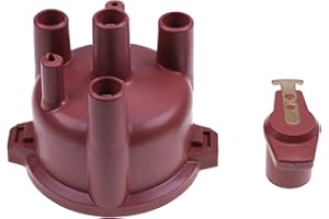 JZGRDN Rotor & Distributor Cap 12581-68670 12581-68650 Compatible with Kubota WG750 WG600
