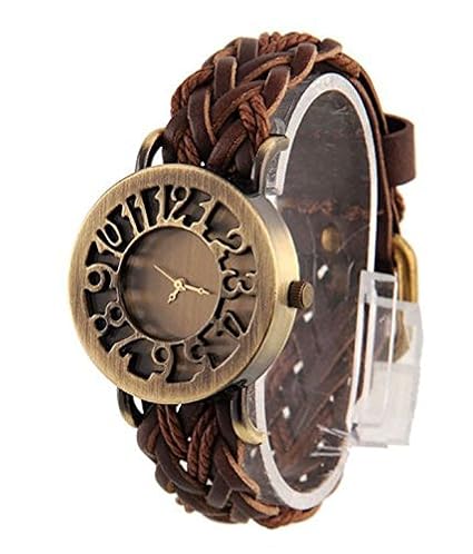 Vintage Analogue Casual Gold Dial Watch For Women and Girls - Vinatge-0036