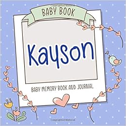 personalized baby memory book