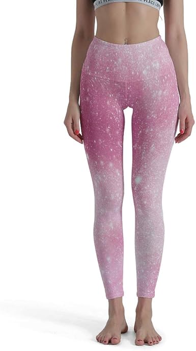 glitter yoga pants