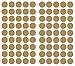 RoomMates RMK3073SCS Metallic Gold Confetti Dots Peel and Stick Wall Decals