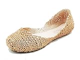 Chemistry® Womens Easy Zig Zag Weaving Woven Cozy Candy Slip-on Jelly Ballet Sandal Flat(4 Color)