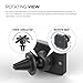 elago Magnetic Car Mount Plus [Black] - [More Magnets][Compatible Large Phones][Frustration-Free Install][Compatible with Most Air Vents][2 Large Plates Included] …