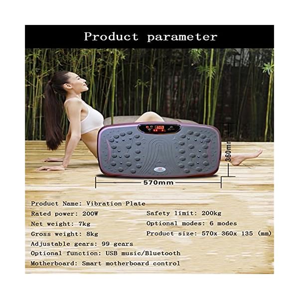 Vibration-Exercise-Machine-Vibration-Plate-4D-With-Bluetooth-Speaker-6-Program-Modes-Remote-Control-Vibrating-Home-Power-Plate-Fitness-Trainer-For-Weight-LosColorPink-Vibration-Exercise-Machine Vibration Exercise Machine, Vibration Plate 4D With Bluetooth Speaker, 6 Program Modes, Remote Control, Vibrating Home Power Plate Fitness Trainer For Weight Los(Color:Pink Vibration Exercise Machine)