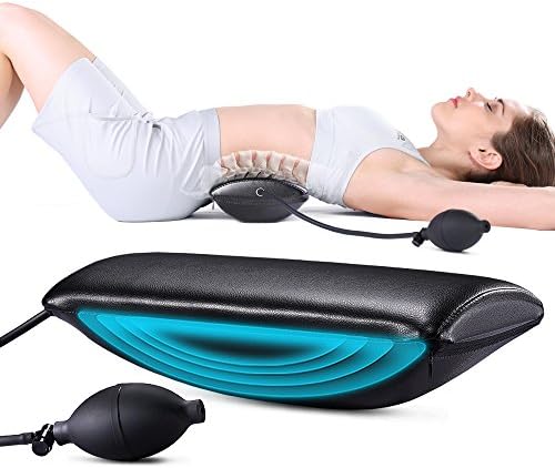 WISSMISS Orthopedic Design Lumbar Supports Inflatable Pillow, 26°Lumbar Curvature,Relieve Lumbar Pain, Suitable for Patients Who Need to Relieve or Prevent Various Lumbago Symptoms.