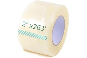 PUEATTE Greenhouse Repair Tape, 6.3 mil Thickness Greenhouse Plastic Tape, Clear UV Resistant Greenhouse Sheeting Coverings Film Tape(2inX263ft)