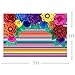 MEHOFOTO 7x5ft Fiesta Theme Party Colorful Stripes Backdrop Cinco De Mayo Mexican Festival Photography Background Paper Flower Decoration Event Table Decor Banner Background Photo Booth Props