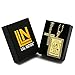 14K Gold Tone St Steel Chain 24