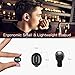 Mini Bluetooth Earbud,QCY Q26 Bluetooth Invisible Earpiece With Mic, Hands-free Stereo noise canceling for Apple iPhone 7, 7 Plus, 6 Plus, 5S, 4S, and Android Phones - Black（One Pcs） (Black)