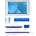Alldaymall Tablet 16GB, 7'' IPS Display (HD 1280x800), Quad Core, 1GB RAM, Android 5.1 Lollipop, Wi-Fi, Bluetooth 4.0 - Blue