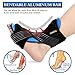 Plantar Fasciitis Night Splint by Comsoul-Foot Brace for Sleep Support-Relief from Foot Drop, AchillesTendonitis, Heel, Arch-Spiky Massage Ball for Relieve Plantar Fasciitis Pain -Soft Foam Lining