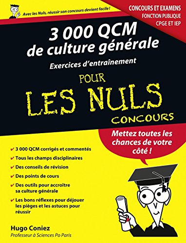 3000 QCM de culture générale