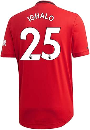 Amazon.com: IGHALO #25 Manchester United Home Men's Soccer ...