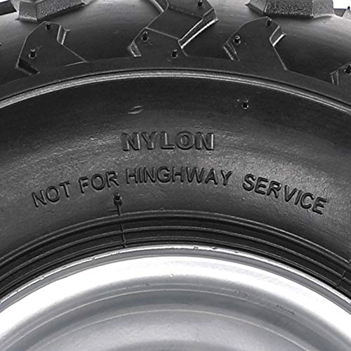ZXTDR Set Of 4 ATV Go Kart Tires 145/70-6 With 6 inch Wheels Rims - Thumbnail 6