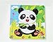 PROW® Wooden Jigsaws 16 Piece Toddler Square Puzzle Toy Elephant Panda Puppy Little Lamb Ship Train Plane Goose Cow Tiger Cock Frog Safe Education Learning Toys (12 Pack,Each 16 pcs)