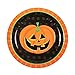 Juvale Halloween Plates and Napkins Party Supplies - 144-Piece, Serves 24, 9 in Plates, 6 oz Cups, 6.5 in Napkins & Black Cutlery - Halloween Party Supplies - Jack-O-Lantern Plate Set