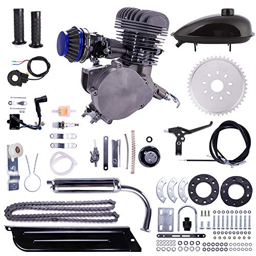 Niome 80cc 2-Stroke Bicycle Gasoline Engine Air-Cooled Motor Kit for Motorized Bicycle Push Bike Advanced