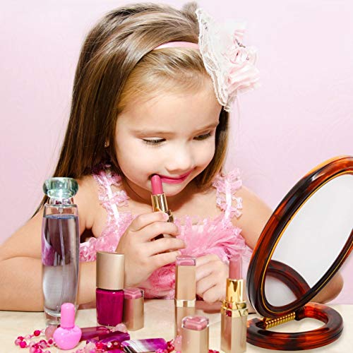A-1 Hand Oval Cosmetic 7X Magnifying Mirror with Stand
