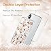Maxdara iPhone X XS Glitter Case, Glitter Shell Gold Foil Sparkle Luxury Bling Ultra Slim Protective TPU Bumper with Hard Back Durable 2 in 1 Pretty Fashion Girls Case for iPhone X XS 5.8 inch (Gold)