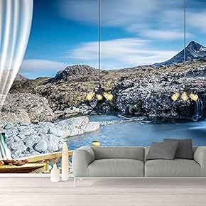 Wall Murals for Bedroom Great View from Balcony Removable Wallpaper Peel and Stick Wall Stickers - 66x96 inches